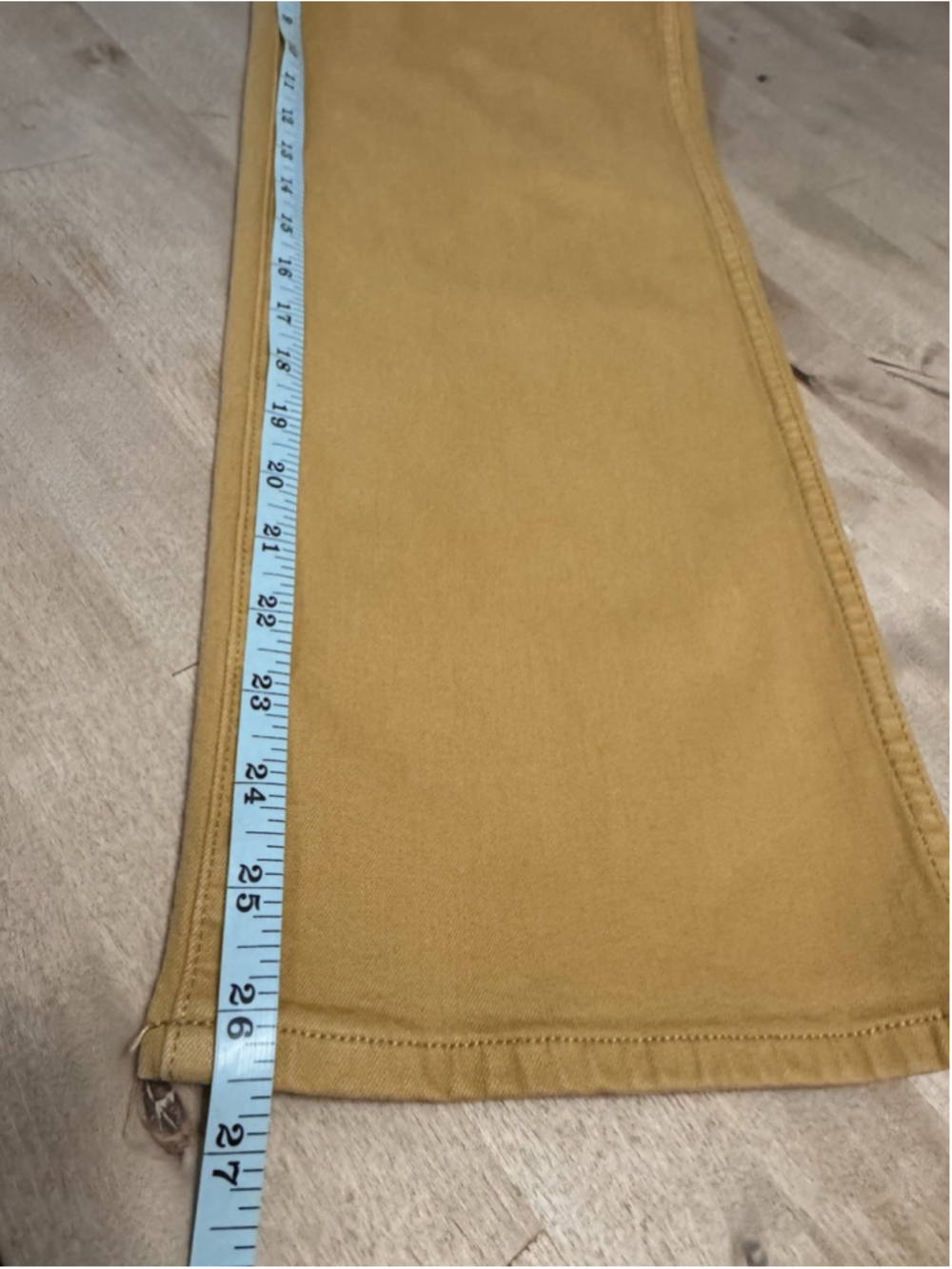 Madewell The Emmy Wide-Leg Pant - Size 25 - MSRP $128 Women’s Tan Cotton - Picture 9 of 9